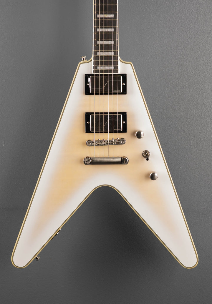 Prophecy Flying V - Aged White Tiger Burst