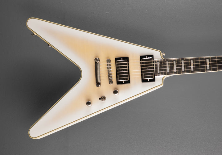 Prophecy Flying V - Aged White Tiger Burst