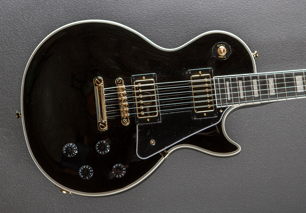 ギター Epiphone Inspired by Gibson Custom Ebony Epiphone Inspired by Gibson Custom Les Paul Custom Ebony w