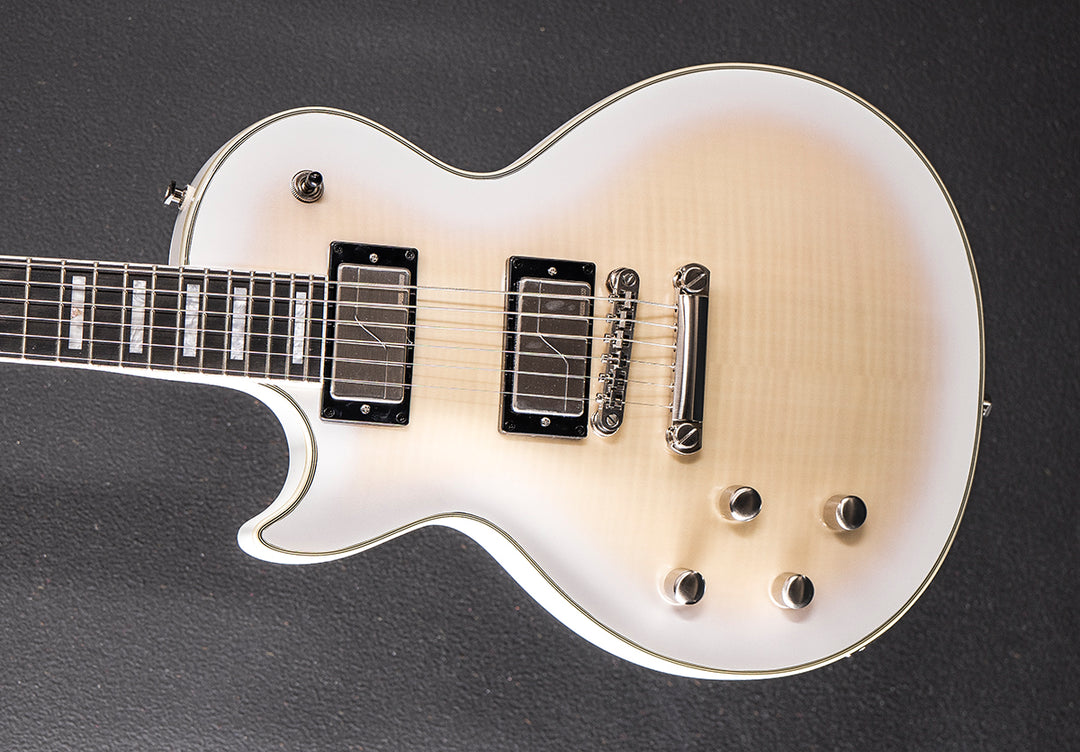 Les Paul Prophecy Left Hand - Aged White Tiger Burst