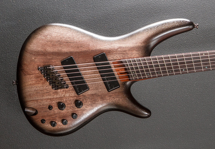 SRC6MS Bass - Black Stained Burst Low Gloss