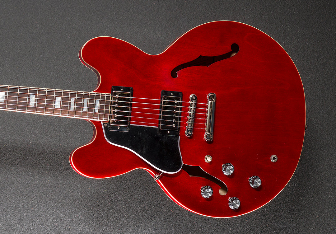 "Inspired by Gibson Custom" 1962 ES-335 Reissue Left Hand - Sixties Cherry