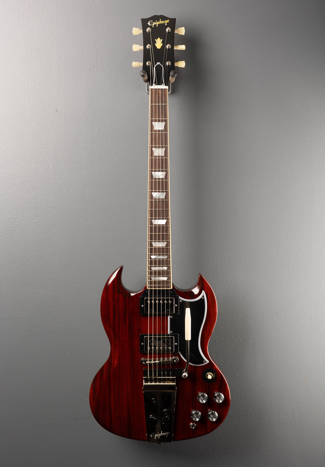 "Inspired by Gibson Custom" 1964 SG Standard Reissue w/Maestro Vibrola - Cherry Red