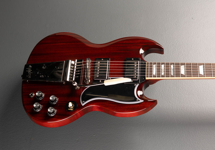 "Inspired by Gibson Custom" 1964 SG Standard Reissue w/Maestro Vibrola - Cherry Red
