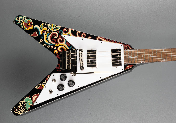 Jimi Hendrix "Love Drops" Flying V - Ebony