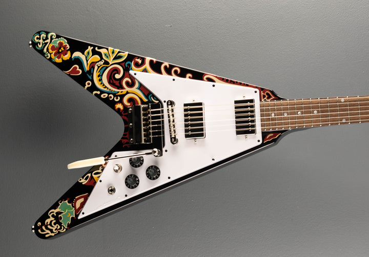 Jimi Hendrix "Love Drops" Flying V - Ebony