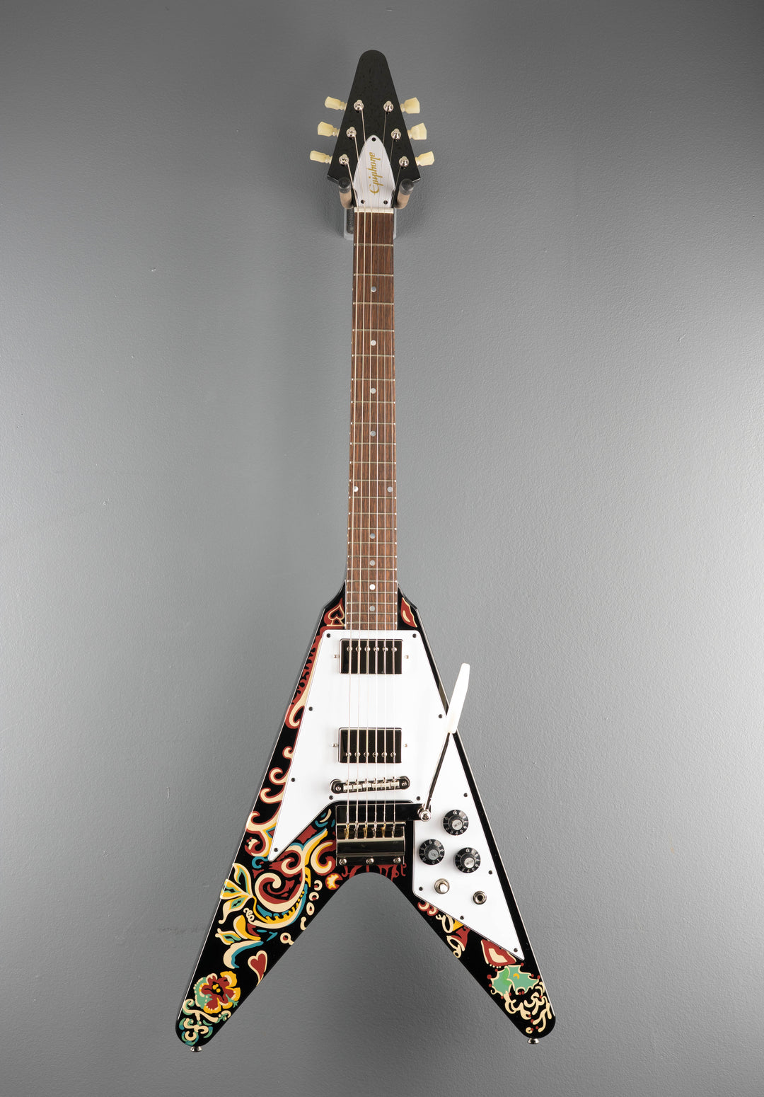 Jimi Hendrix "Love Drops" Flying V - Ebony