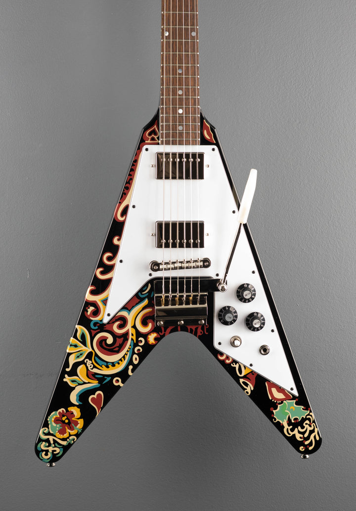 Jimi Hendrix "Love Drops" Flying V - Ebony