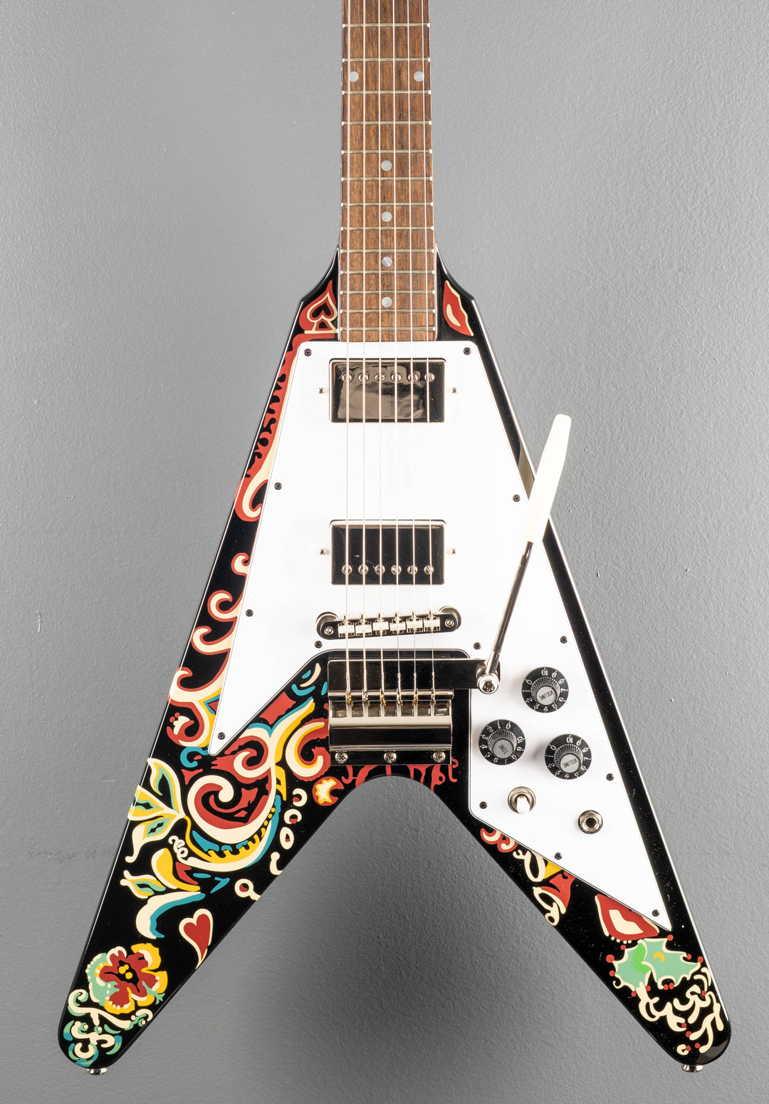 Jimi Hendrix "Love Drops" Flying V - Ebony
