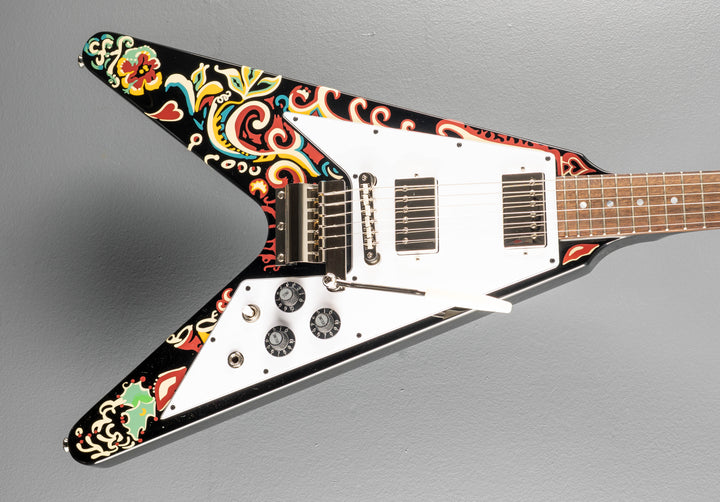 Jimi Hendrix "Love Drops" Flying V - Ebony