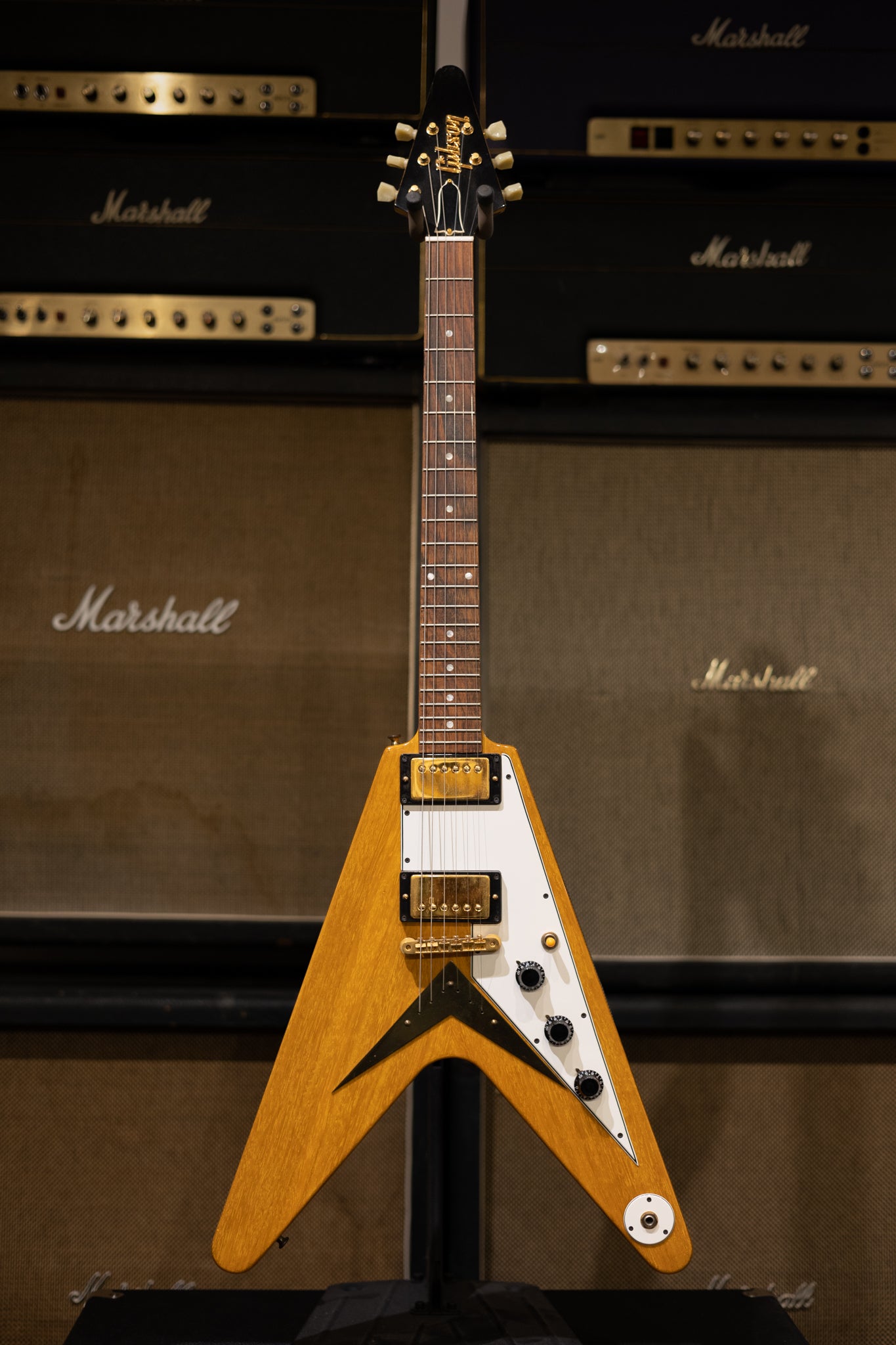 1991 Gibson Flying V- Natural – Dave's Guitar Shop