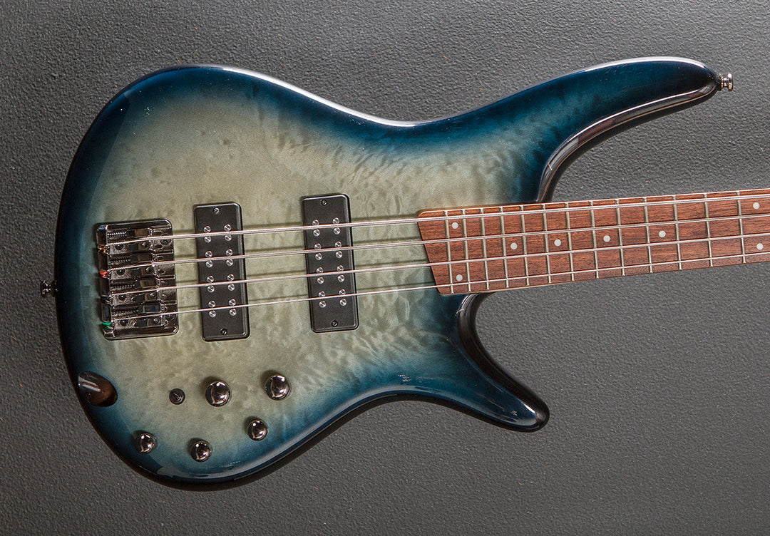 SR400EQM Bass - Stained Cosmic Blue Starburst