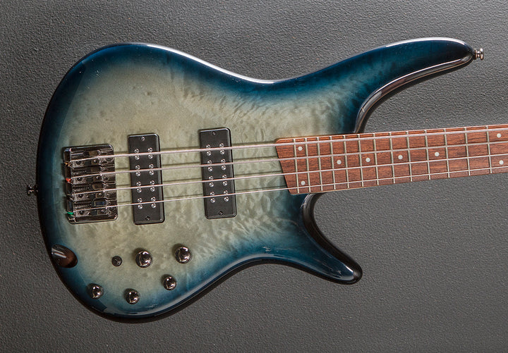 SR400EQM Bass - Stained Cosmic Blue Starburst