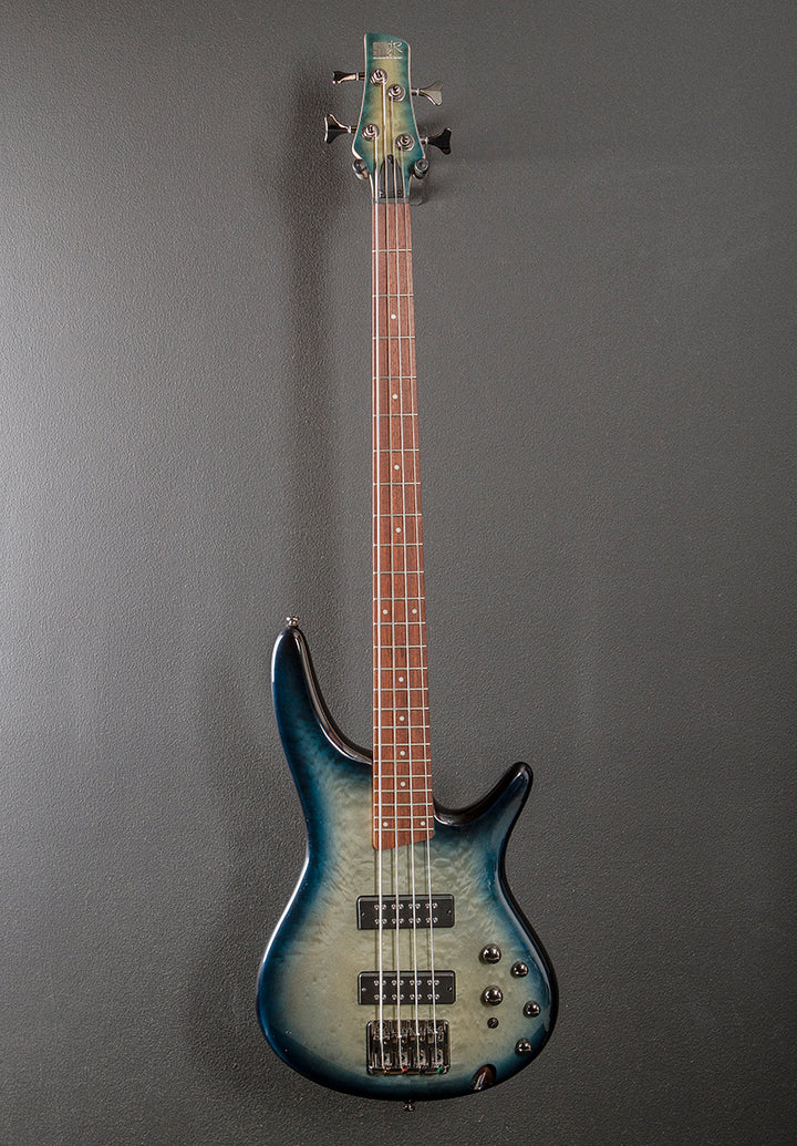 SR400EQM Bass - Stained Cosmic Blue Starburst