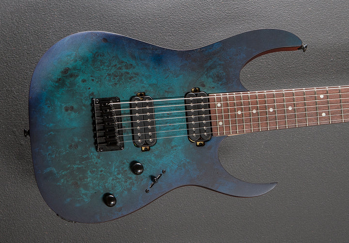 RG7421PB 7 String - Sapphire Blue Flat