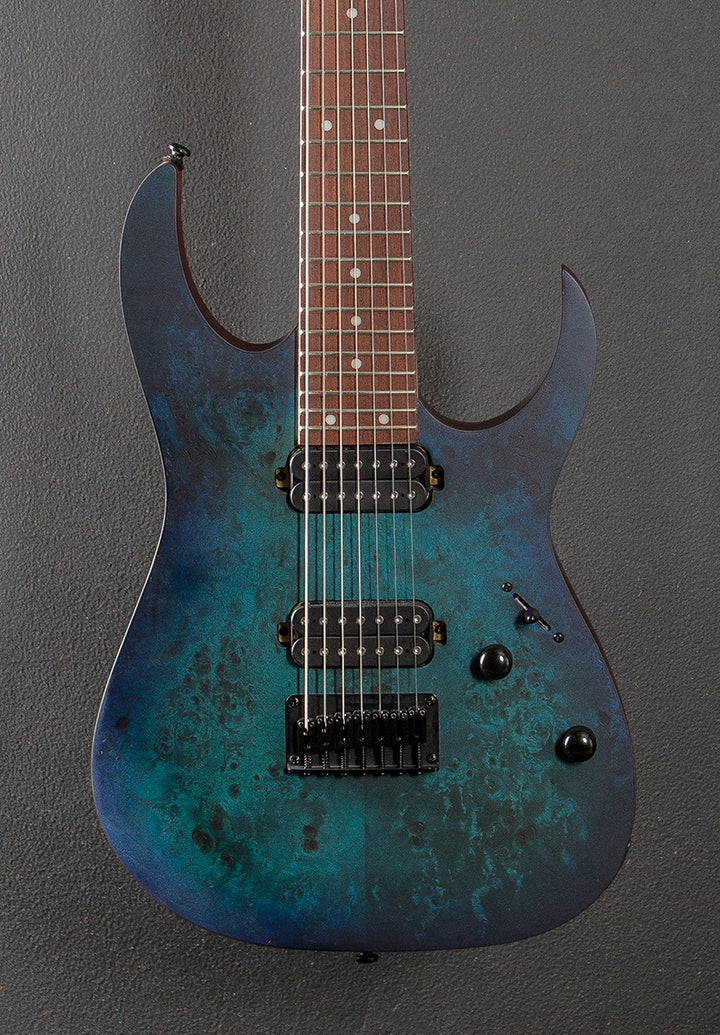 RG7421PB 7 String - Sapphire Blue Flat