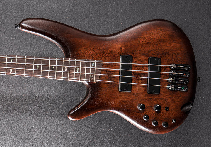 SR500A Bass Left Hand - Mahogany Brown Burst Low Gloss