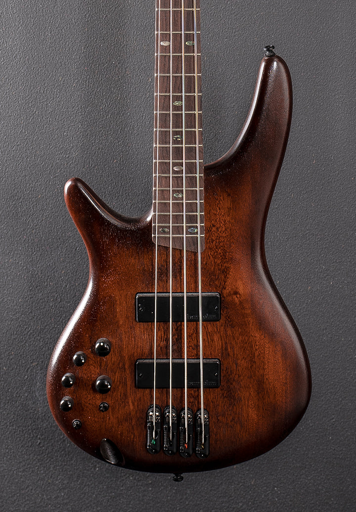 SR500A Bass Left Hand - Mahogany Brown Burst Low Gloss