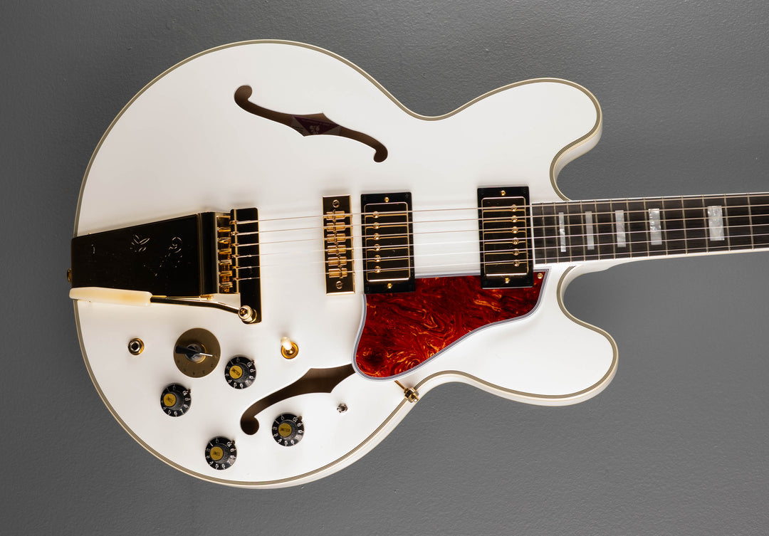 "Inspired by Gibson Custom" Alex Lifeson 1976 ES-355 Reissue - Alpine White