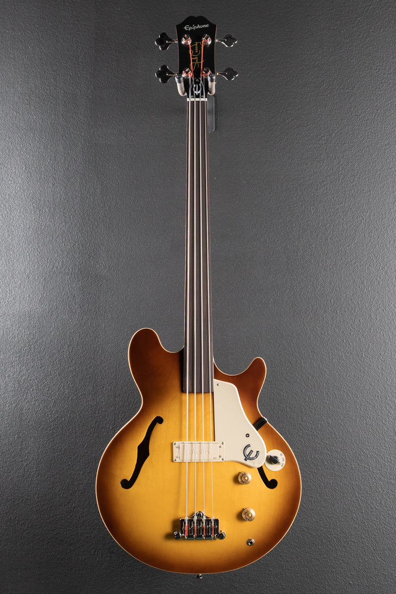 Jack Casady Fretless Bass - Aged Royal Tan