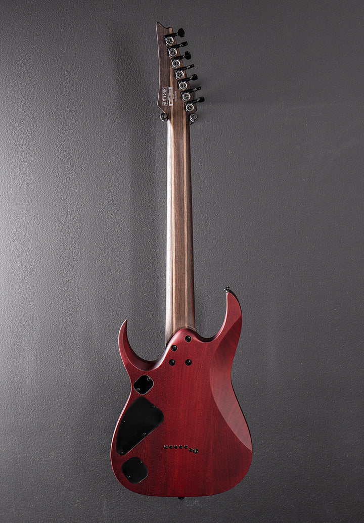 RGD721FA 7 String - Stained Wine Red Burst Flat