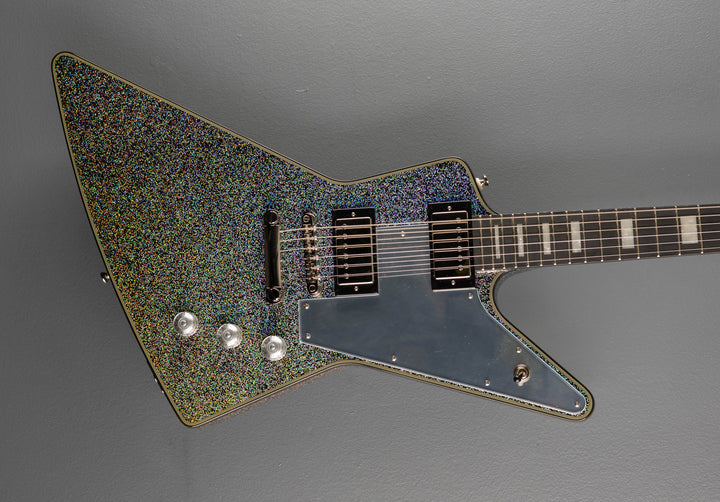 Lzzy Hale Explorer Custom - Black Diamond Holographic Sparkle
