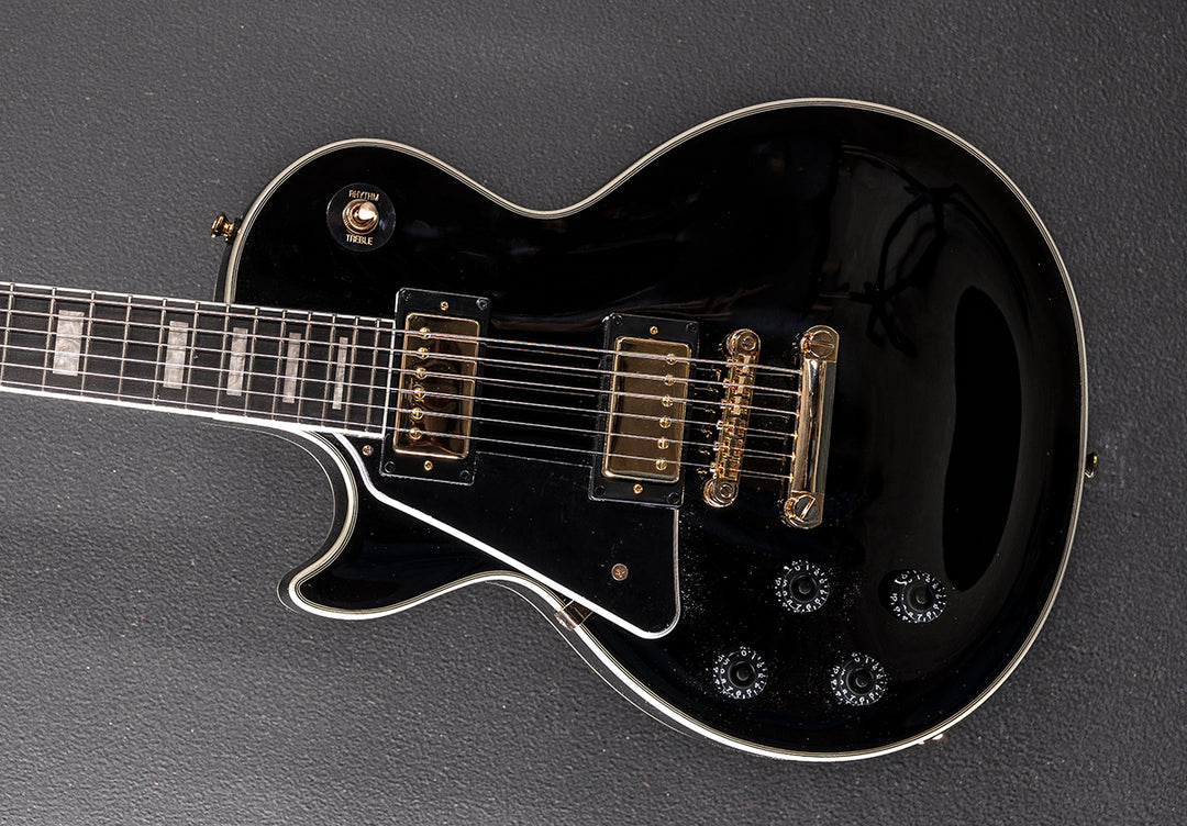 "Inspired by Gibson Collection" Les Paul Custom Left Hand - Ebony