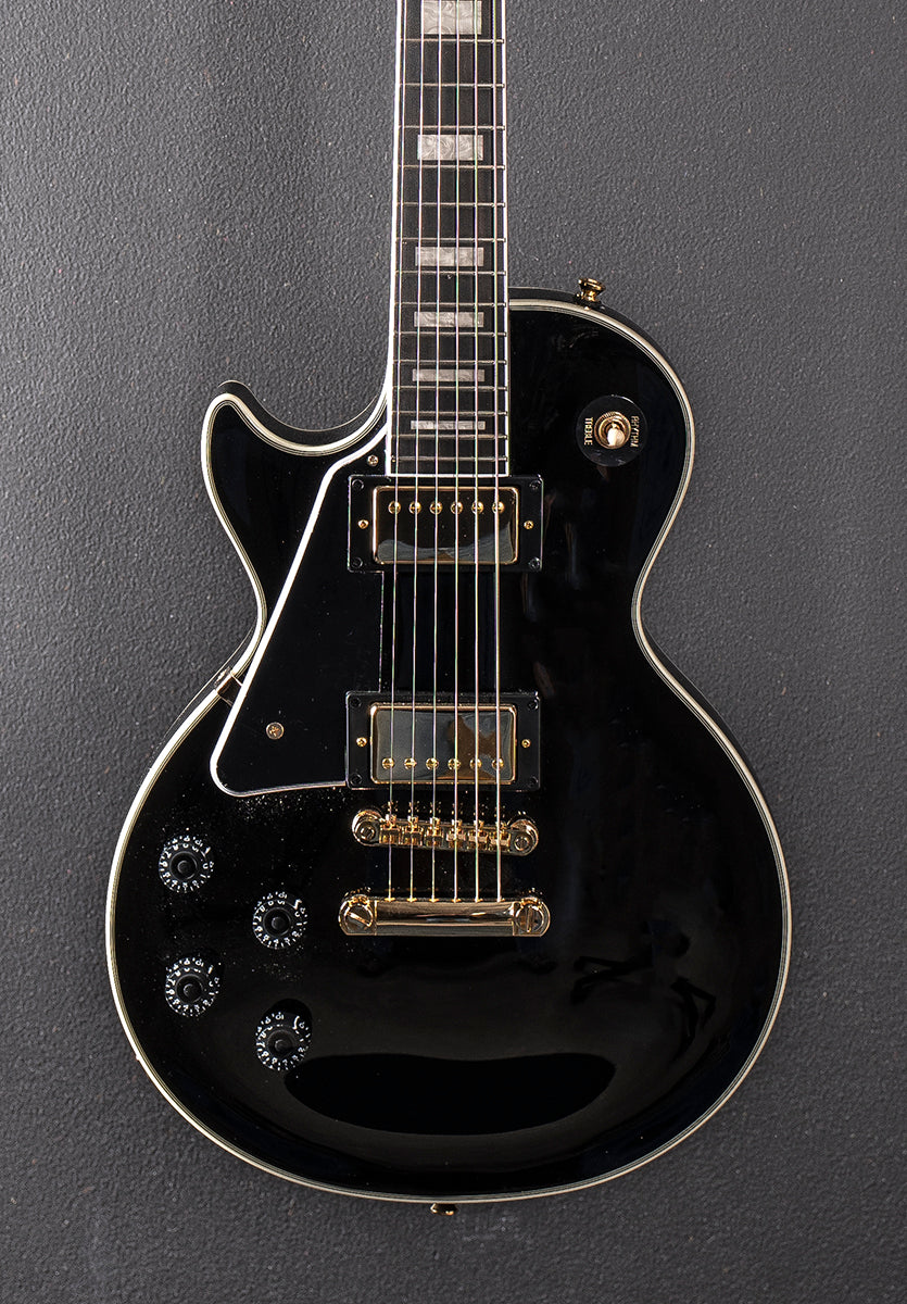 "Inspired by Gibson Collection" Les Paul Custom Left Hand - Ebony