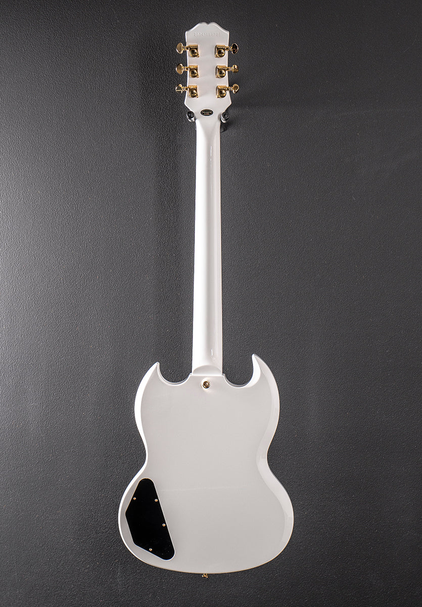 "Inspired by Gibson Collection" SG Custom - Alpine White