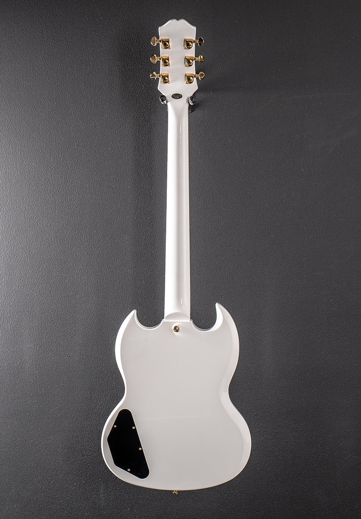 "Inspired by Gibson Collection" SG Custom - Alpine White