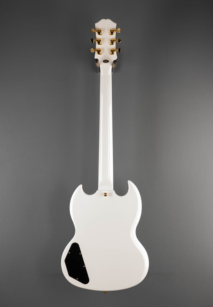 "Inspired by Gibson Collection" SG Custom - Alpine White