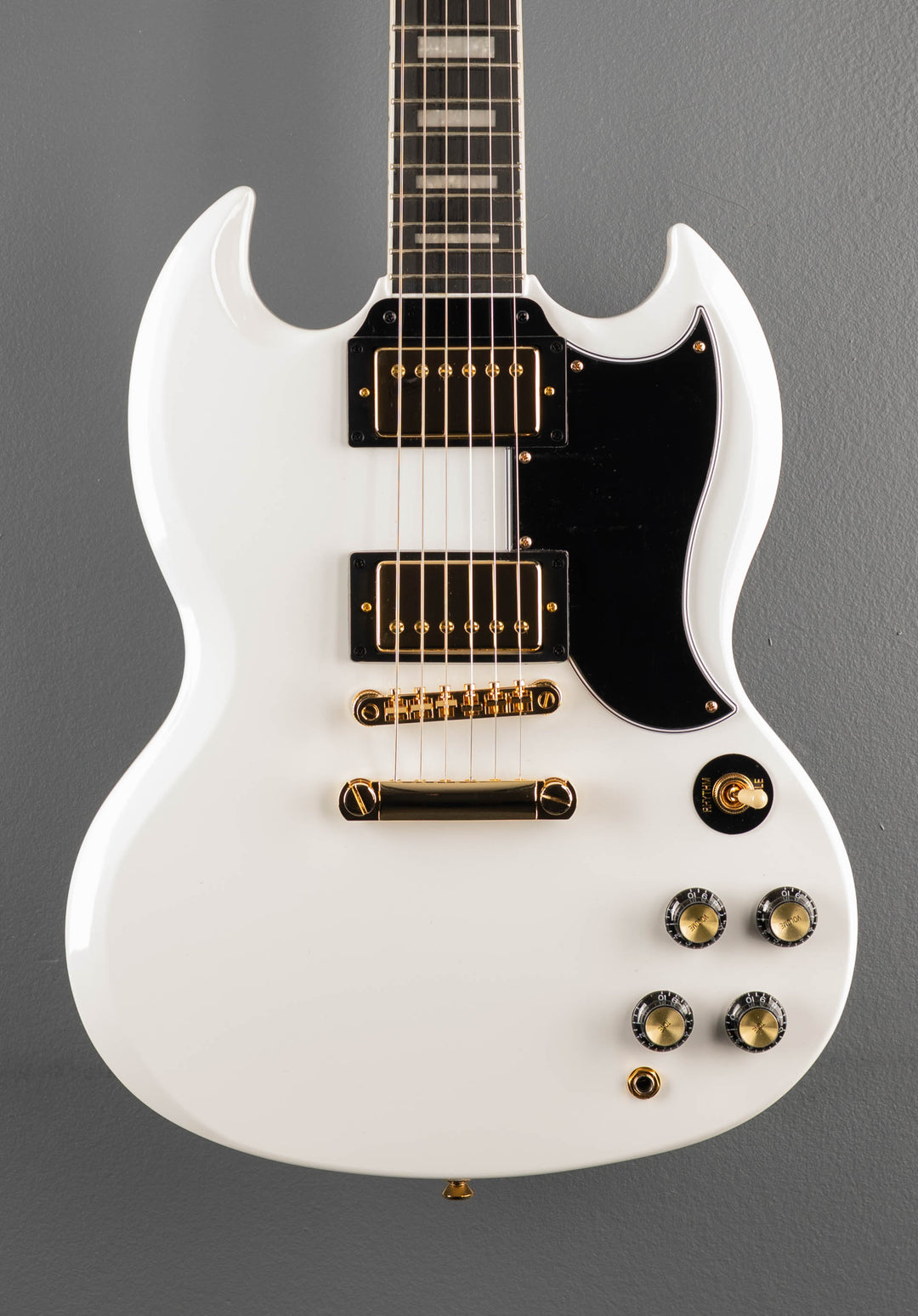 "Inspired by Gibson Collection" SG Custom - Alpine White