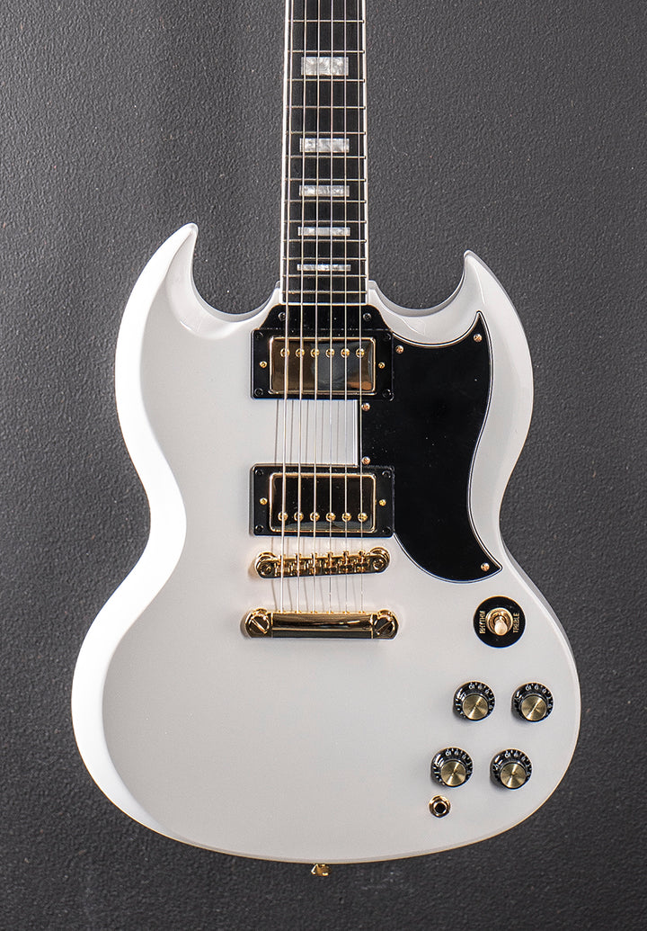 "Inspired by Gibson Collection" SG Custom - Alpine White