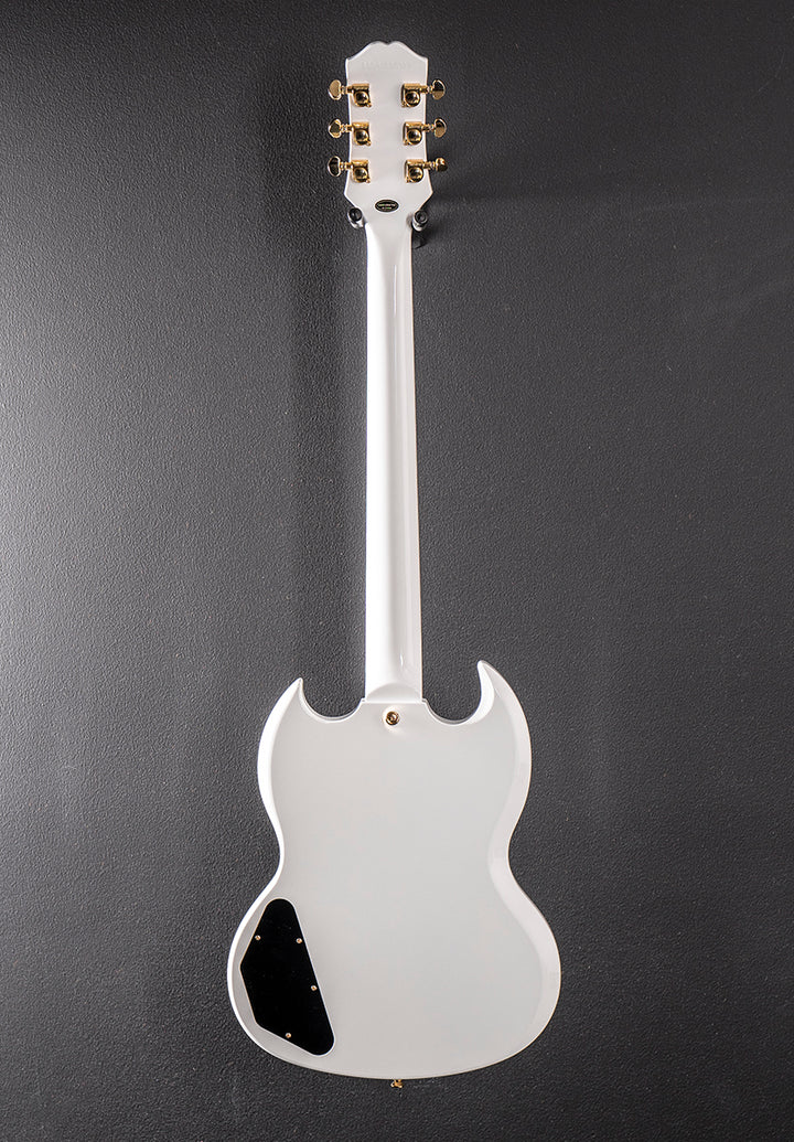 "Inspired by Gibson Collection" SG Custom - Alpine White