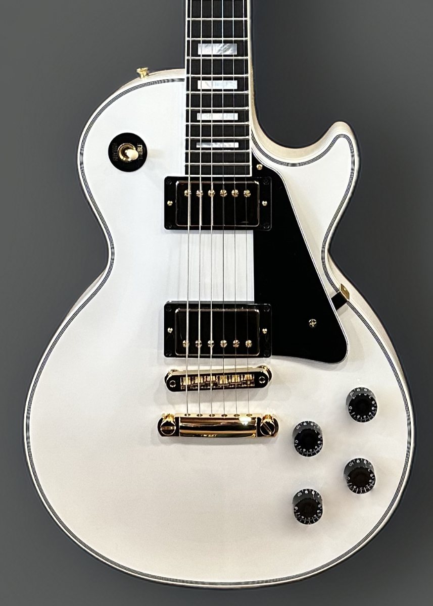 Les Paul Custom w/Ebony Fingerboard Gloss - Alpine White