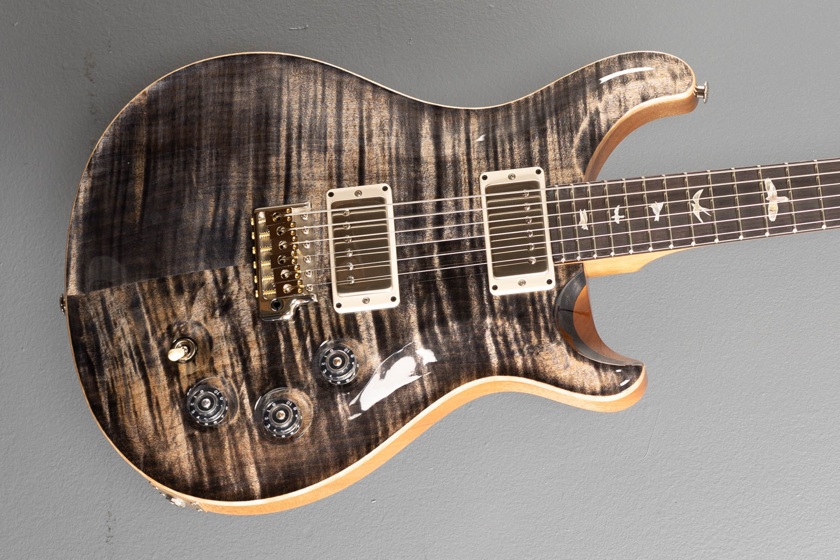 DGT (David Grissom Trem) - Charcoal w/Birds – Dave's Guitar Shop