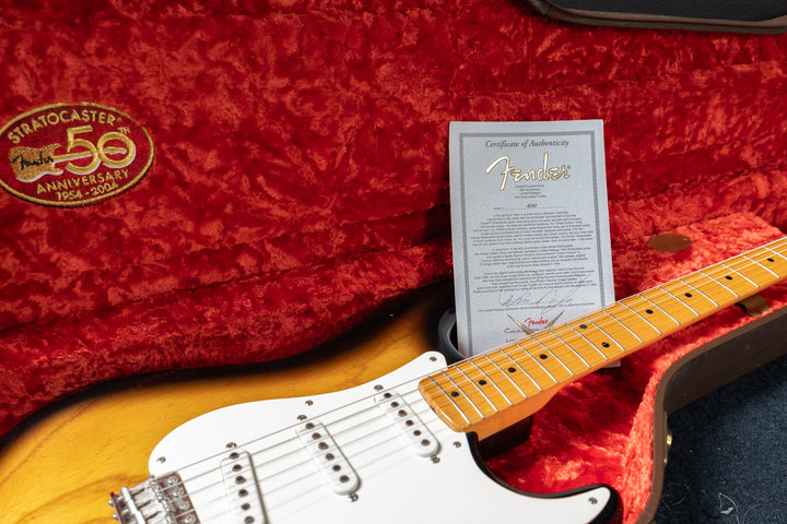 50th Anniversary Masterbuilt Stratocaster — 2-Color Sunburst &