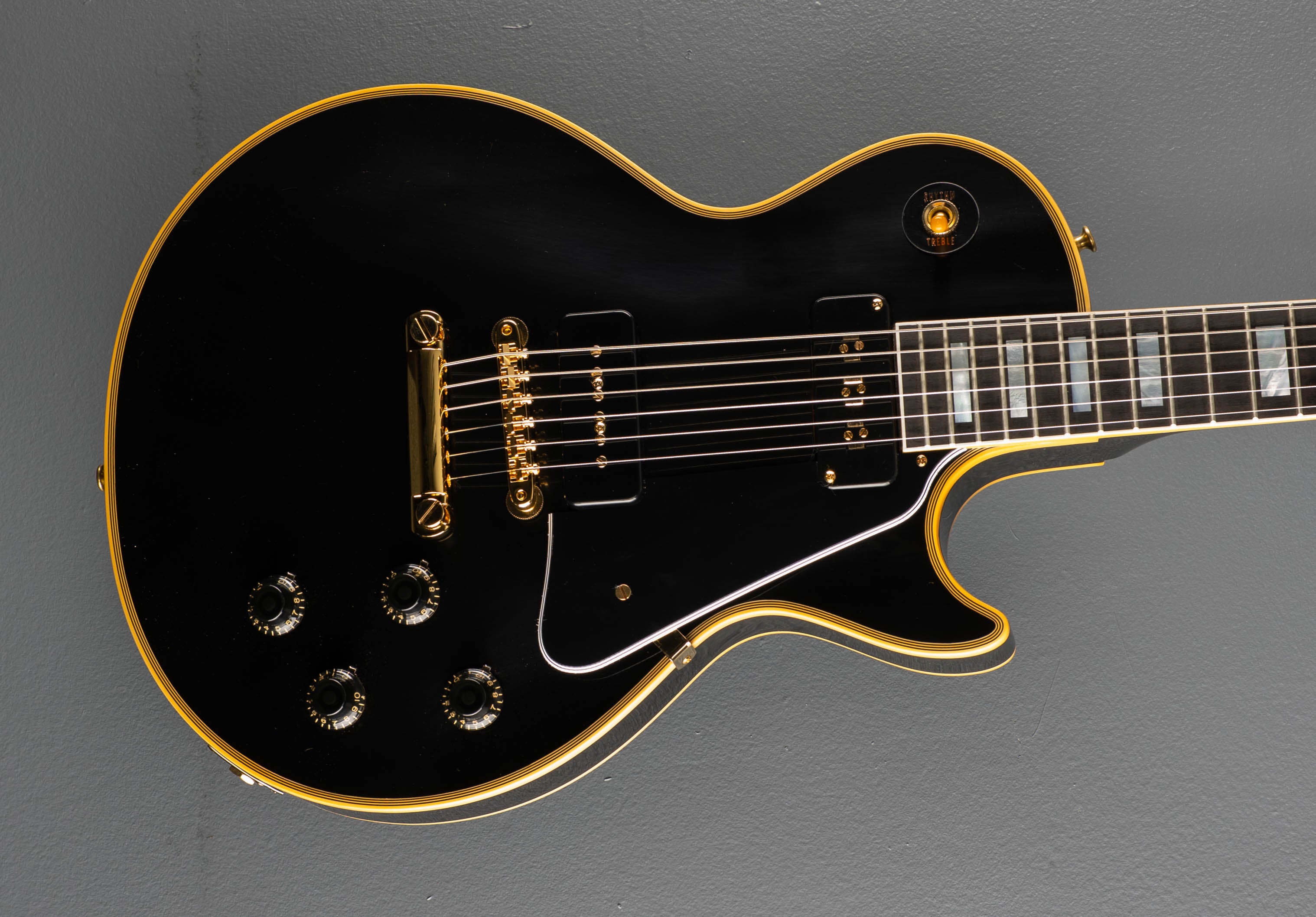 1954 Les Paul Custom Staple Pickup Reissue - VOS Ebony – Dave's