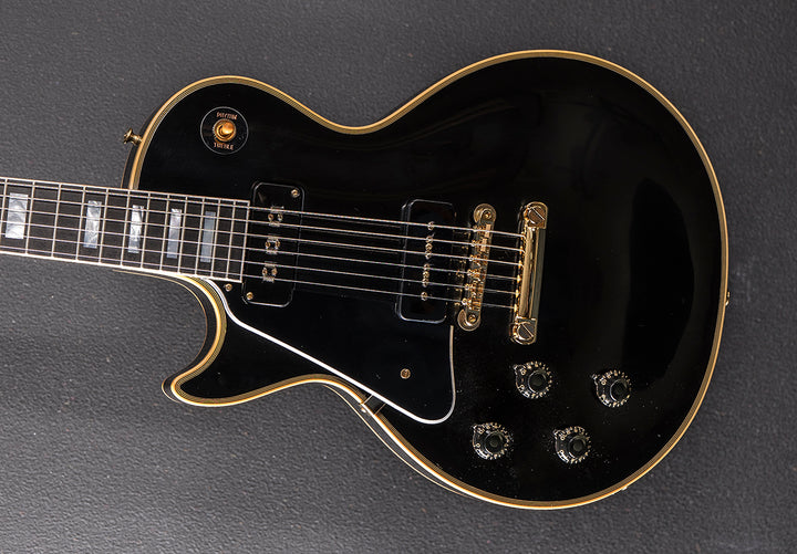 1954 Les Paul Custom Staple Pickup Reissue Left Hand - VOS Ebony