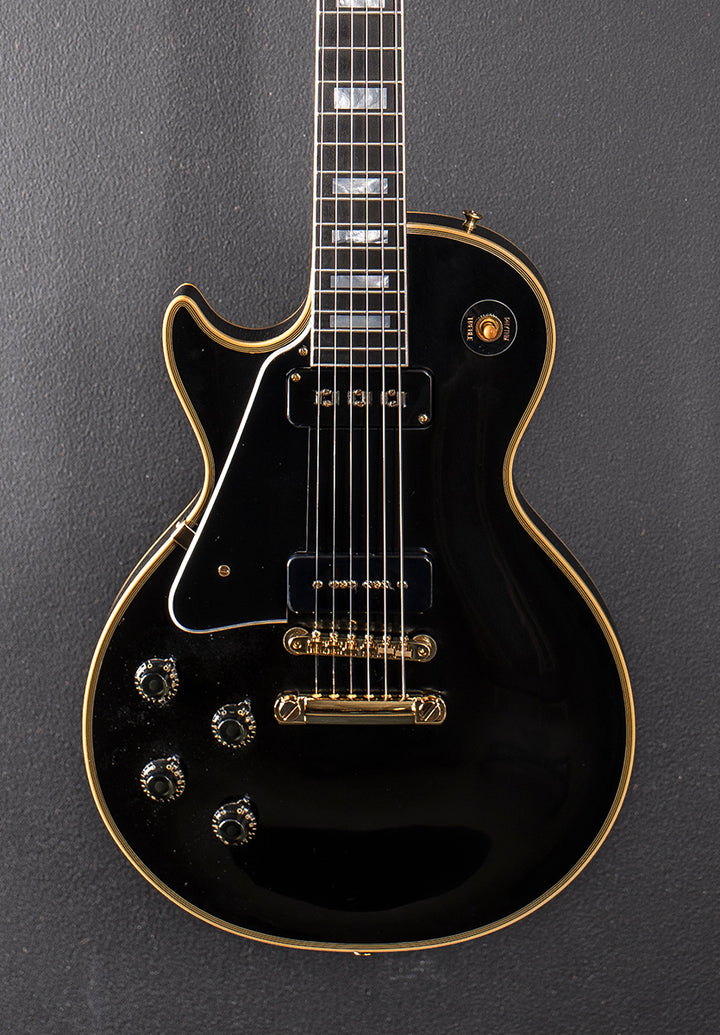 1954 Les Paul Custom Staple Pickup Reissue Left Hand - VOS Ebony
