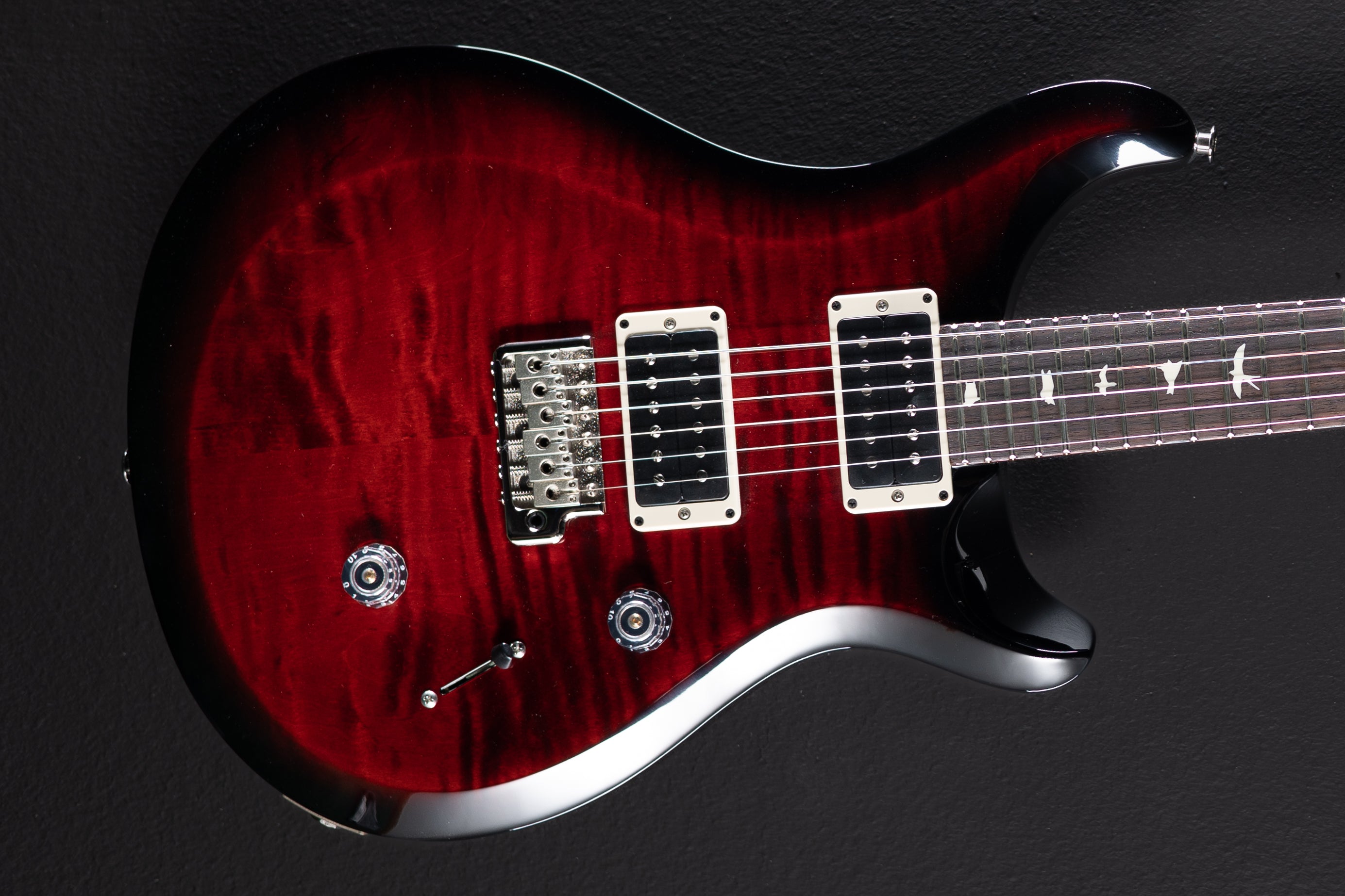 Prs s2 custom 24 fire red burst hotsell