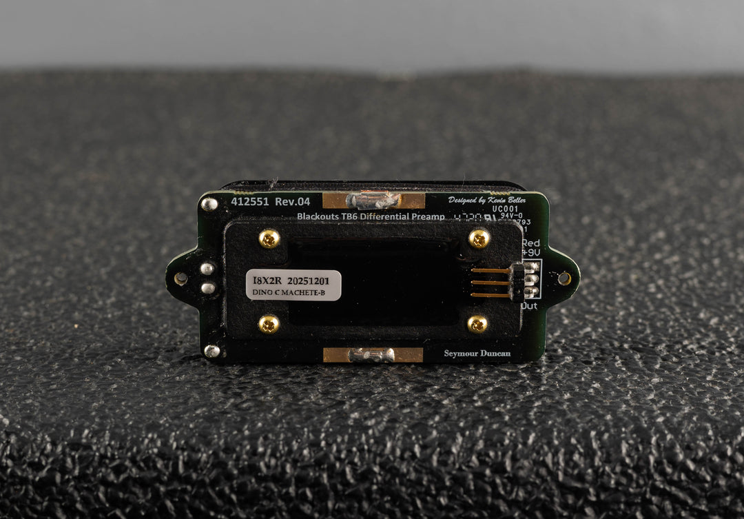 Dino Cazares Signature Machete Active Bridge Pickup, Recent