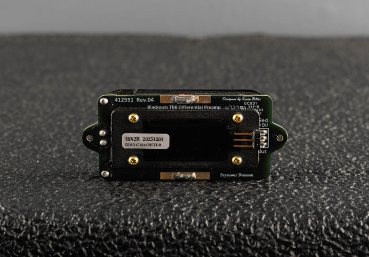 Dino Cazares Signature Machete Active Bridge Pickup, Recent