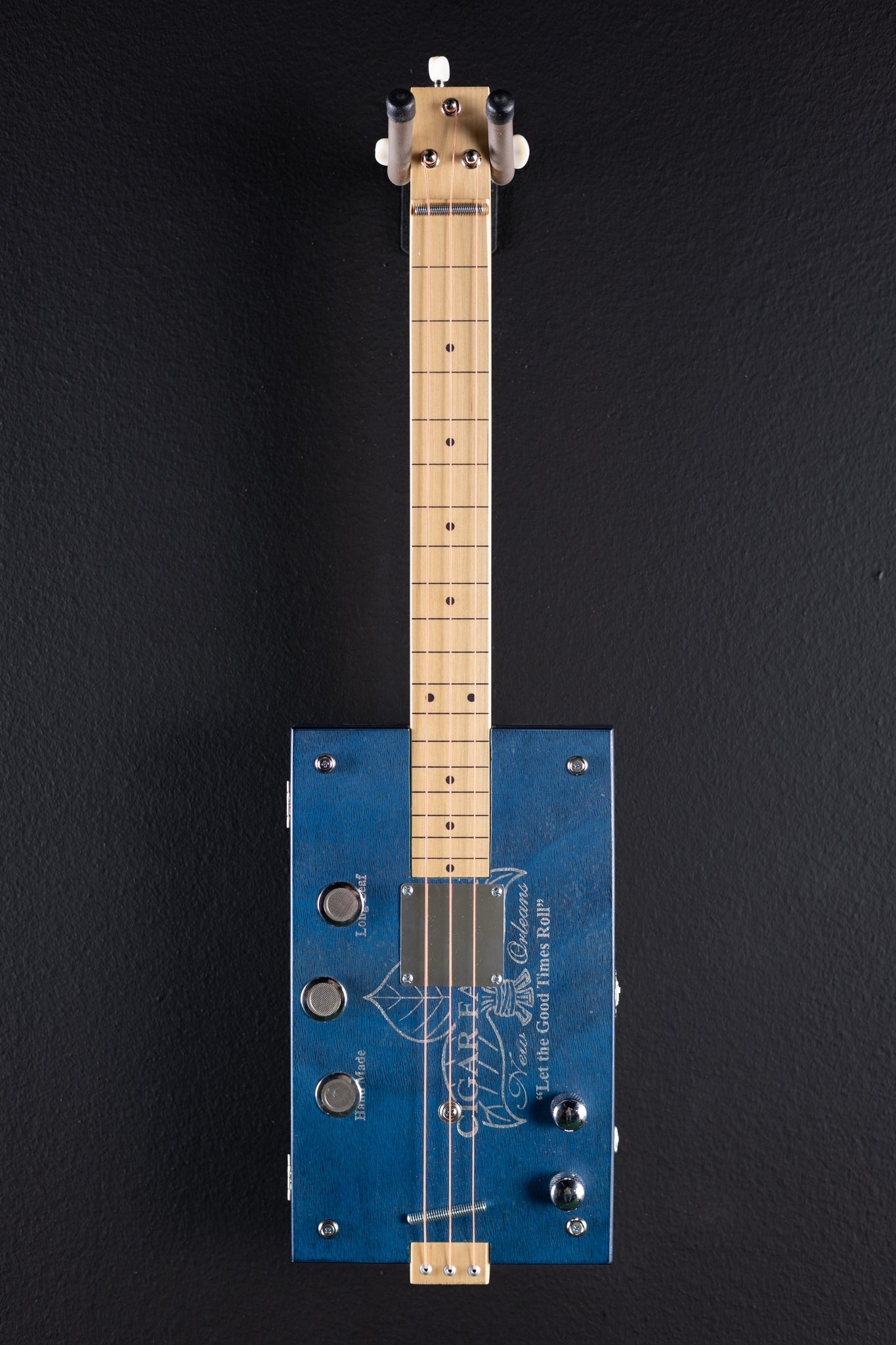 New Orleans Cigar Factory Electric Cigar Box Slide Guitar