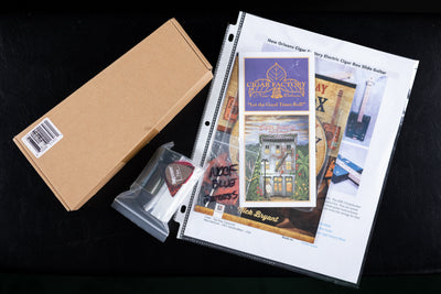 New Orleans Cigar Factory Electric Cigar Box Slide Guitar