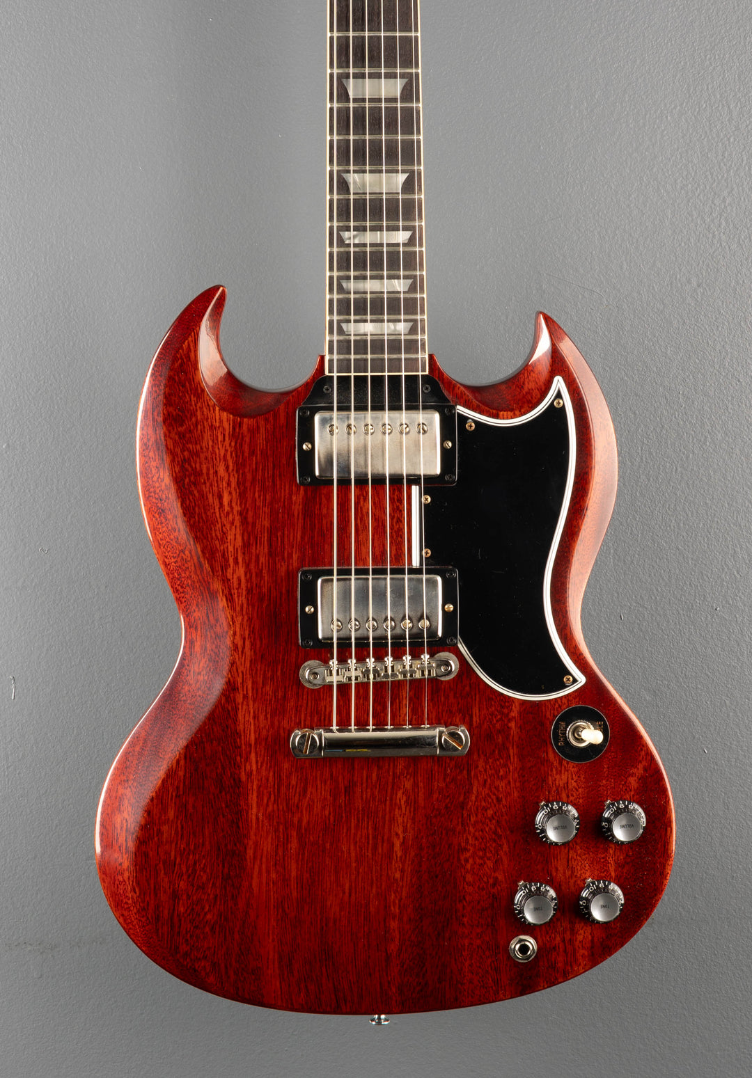 1961 Les Paul SG Standard Reissue Stop Bar - Cherry Red