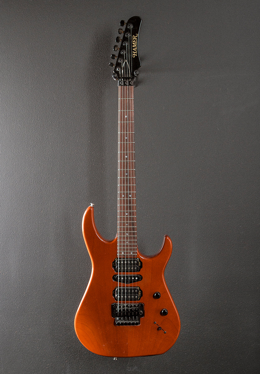 Electric Guitar Hamer Slammer Series Diablo Natural S/N 5116116 Made in  Korea
