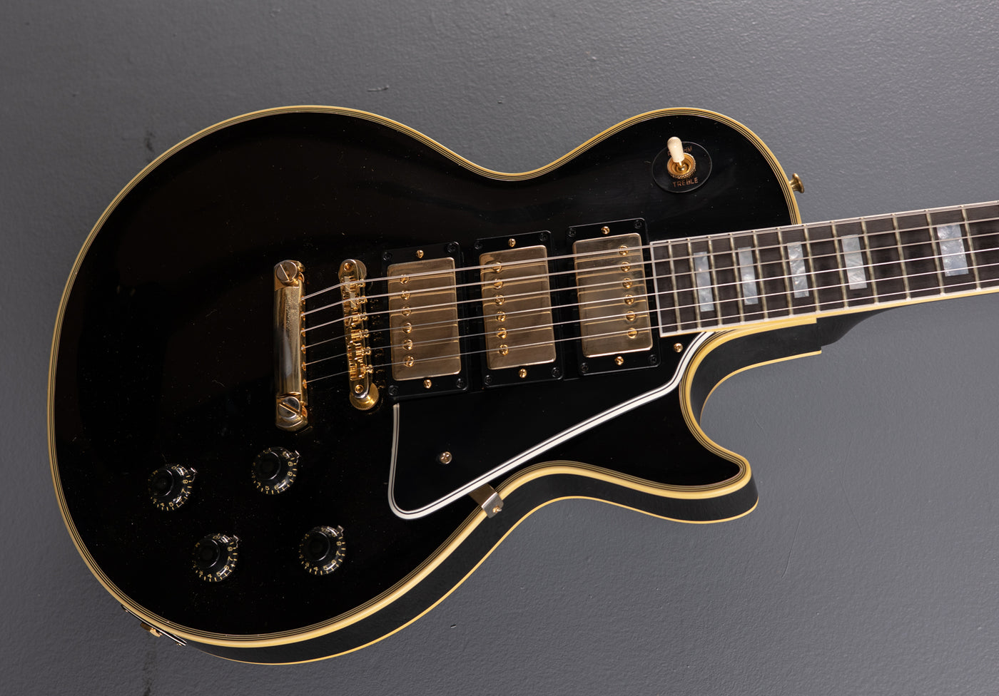 1957 Les Paul Custom Reissue - Ebony 3-Pickup