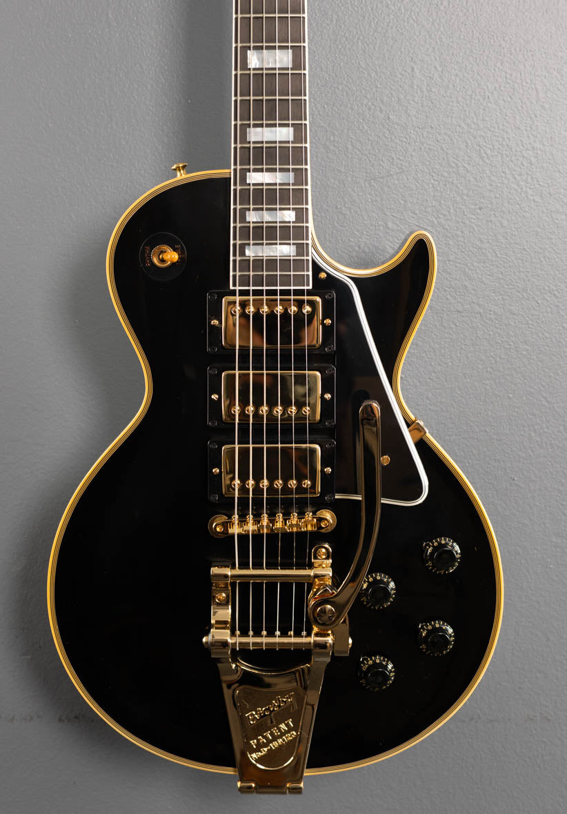 1957 Les Paul Custom Reissue - VOS Ebony 3 Pickup w/Bigsby