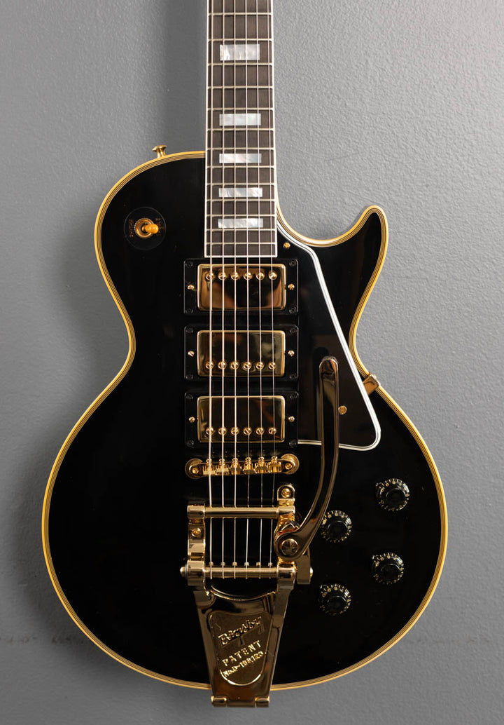 1957 Les Paul Custom Reissue - VOS Ebony 3 Pickup w/Bigsby